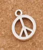 150pcslot Antique Silver Smooth Peace Sign Charms Pendants Small Jewelry DIY Bracelets Necklaces Earrings Accessories 182x146535751032116