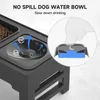 Els Pet Elevated Dog Bowls Justerbar upphöjd hundskål med långsam matare Dog Bowl och Dog Water Bowl Non-Spill For Dogs and Pets 240124