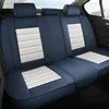 Bilsäte täcker kompatibla pu läder främre krockkudde fyra säsong universal passar de flesta SUV -tillbehör full set Seatcover