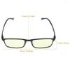 Lunettes de soleil Cadres 1 paire de lunettes de lecture flexibles Professionnel Hommes Femmes Lunettes pour le bureau à domicile
