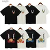 Mens Camisetas Top Artesanato Rhude Camisas Verão Designer de Moda Rua Casual Manga Curta Estilo Praia Tees Impressão de Algodão RhudNM3G