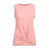 Women's Tanks Womens Casual Tops Sleeveless Cute Knot Knit Shirts Tank Padded Shirt All Athletic Top A