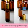 10 ml amberkleurige glazen pipetflessen voor etherische olie Vloeibare reagensdoseringsflessen Parfumflessen 768 stuks Groothandel gratis verzending Lmwxk Vcgbv