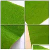 Decorative Flowers Wreaths Fake Grass Mat Diy Turf Paper Lawn Building Train Model Material Drop Delivery Home Garden Festive Party Su Ot4Cg