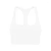 Yoga Outfit LUlogo Women H-word High Elasticity -proof Sports Bra Fixed Chest Pad Underwear Fitness Running Vest Top