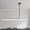 Żyrandole nowoczesne prostota żyrandol LED na żywa jadalnia kuchnia czarne lampki wisiorka dekoracja domowa wisząca oprawa oświetleniowa