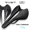 Ryet Carbon 3Dprinted Bike Saddle Ultralight Bicycle For Men Women Triathlon Road Mtb Mountain Gravel Cykling 240131