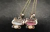 Mode Super Cute Lucky Cat Opal Sweater Chain Women Halsbandsmycken 4nd19286x1555635