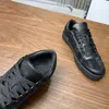 Designer Casual Shoes Downtown leather sneakers with crystals Men Women Sneaker Black White Luxury Basketball Running triangle Shoes size 36-45