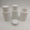 Kostenloser Versand 50 Stück 100 ml 100 cc HDPE Weiße medizinische Pillenflasche aus Kunststoff, leere nachfüllbare Kapselflasche mit manipulationssicherer Kappe Rhmic Pembu