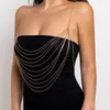 Ingemark seksowna wielowarstwowa łańcuch bielizny dla kobiet damskie klatki piersiowej biżuteria biżuteria letnia biżuteria w klubie nocnym akcesoria 240127