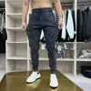 Jeans pour hommes Homme Cowboy Pantalon Pantalon serré Tuyau élastique Skinny Slim Fit Stretch avec poches de haute qualité élégant XS lavé