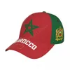 Ball Caps Unisex Morocco Flag Cool Moroccan Adult Baseball Cap Patriotic Hat For Soccer Fans Men Women