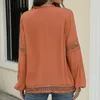 Blusas femininas blusa feminina camisa de manga longa chiffon harjauku impressão 3d flor rua wear topos para primavera outono