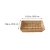 Dinnerware Sets Rattan Storage Box Fruit Basket Woven Baskets For With Lid Container Water Hyacinth