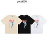 2022 Estate American Fashion Brand Rhude Tortured Goddess Hip Hop Uomo e Donna Casual T-shirt a maniche corte 0QSR