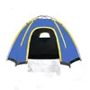 Tents And Shelters Outdoor Cam Waterproof Tent Tourist Fiberglass Bars Tralight Beach Families Canopy 4 Person Naturehike Drop Deliver Otng7