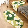 Tapijten Moss Driedimensionaal Pluche Vloerkleed Creatieve Daisy Nachtkastje Slaapkamer Decoratieve Vloermatten Antislip Absorberende Badmat