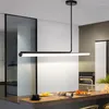 Żyrandole nowoczesne prostota żyrandol LED na żywa jadalnia kuchnia czarne lampki wisiorka dekoracja domowa wisząca oprawa oświetleniowa