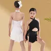Stage noszenie dziewczyny łacińska sukienka taneczna Pełna frędzlona najlepsza spódnica konkurs Costume Chacha samba tango tańca sl8427