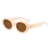 Projektanści okulary przeciwsłoneczne dla kobiet męskie szklanki triomfów UV Modna moda okulary przeciwsłoneczne Casualne retro okulary metalowe z pudełkiem
