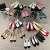 moda classica colorata punta tonda catena di perle cinturino alla caviglia ballerine scarpe Mary Jane mocassini bassi donna designer di lusso abito da vacanza scarpe fabbrica con scatola