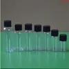 フリーシッピング卸売10mlプラスチックローションボトル回転したブラックキャップトランペレントペット化粧品の瓶が補充できるように巻き込まれますdtvhl