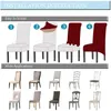 Pokrywa krzesła 1 PC Velvet Stretch Cover Elastic Super Soft High Back Universal for Living Room Wedding El Decor