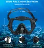 JSJM Maschera da sub professionale per snorkeling e occhiali da snorkeling Occhiali da sub Set di tubi per nuoto Maschera da snorkeling Adulto unisex 240127