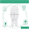 Led-lampen Bbs G9 Bb dimbaar Bipin-basis 3W warm wit 3000K 6500K voor kroonluchter huisverlichting 220V 110V energiebesparing Drop Delivery Dhkup