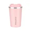 Water Bottles 380ml/500ml Coffee Mug 304 Stainless Steel Direct Drinking Bottle Leakproof And Cold Thermal Kettle For Travel Sports