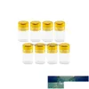 Packing Bottles Wholesale 2Ml Hyaline Glass Container Have Spiral Plastic Cap With Golden Tangent Simple Cute Craft Vial Reusable Mt Dhhwo