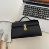 Luxurys Handtaschen französische Handtasche Nische Design Savet E Handtasche echte Leder -Frauenbeutel minimalist mit kleinen Quadratbeutel 231215