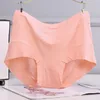 Women's Panties Modal Large Size Boyshorts Wide Leg High Waist Briefs Hip Covered Lady's Underwear