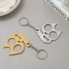 Super Cute Designers Cat Two Finger Buckle Self Defense Equipment Window Breaker Eye Tiger Key 62AS