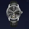 Armbanduhren AESOP Original Flying Tourbillon Skeleton Bewegung Uhr für Männer Wasserdichte mechanische Uhren Saphir Marke offiziell