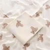 Filtar baby muslin swaddle filt bomull stor mjuk mottagande född