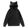 Winter Heren Hoodie Trui Pullover Zuid-korea Mode Heren Kat Oren Leuke Japanse Top Persoonlijkheid Sweatshirt Vrouwen 240131