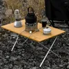 Camp Furniture Outdoor Camping Table And Chair Set Folding Picnic Egg Roll Portable Nanzhu Tri-fold