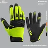 Luvas de ciclismo DueEco bicicleta fora da estrada RAIL Mountain Bikegloves Motocross Bike Racing