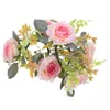 Decoratieve Bloemen 2 Stuks Houders Kandelaar Garland Ringen Voor Pijler Eettafel Bruiloft Decoratie Bloemendecoraties Ceremonie