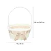 Party Decoration Wedding Flower Basket Handheld Petal Bride Portable Candy Storage Container Girl