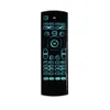 Tangentbord MX3 Pro Voice Air Mouse Remote Control Bakgrund 2.4G Trådlöst Gyroskop IR -lärande för Android TV -låda PC Drop Leverans Compu OTQGT