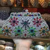 gold/grey/purple/silver Crystal Rhinestone Women Aquamarine Evening Bag Crystal Encrusted Bags Party Handbags Clutch Purse small 240125