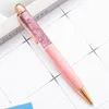 Quicksand pen, new fashion gold powder ballpoint pen, dazzling colorful, quicksand creative, metal crystal gift pen, oil pen