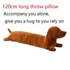 Dachshund Pies Plush Hugle Pillow Soft, trwałe wypchane rzut Zwierzęta poduszki na sofę Dekorację Dekorację Dekorację Kids47in 240123