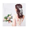 Acessórios de cabelo Lace Bow Clips Elegant Flower Barrette Handmade Decor para Mulheres Meninas DIY