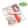Outros suprimentos de festa festiva Prop Dinheiro Cópia de papel Reino Unido Notas falsas 100 unidades / pacote Drop Delivery Home Garden Dhy8q