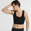 Män gynekomastia shaper väst bantning bröstkontroll bröst formade företag firma girdles hook corrector compression shirt korsett toppar 240129