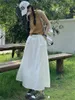 Skirts Alien Kitty All Match A-Line Solid Chic Summer Women Office Lady Gentle Sweet Hollow Out Knitted Tank Tops Slim